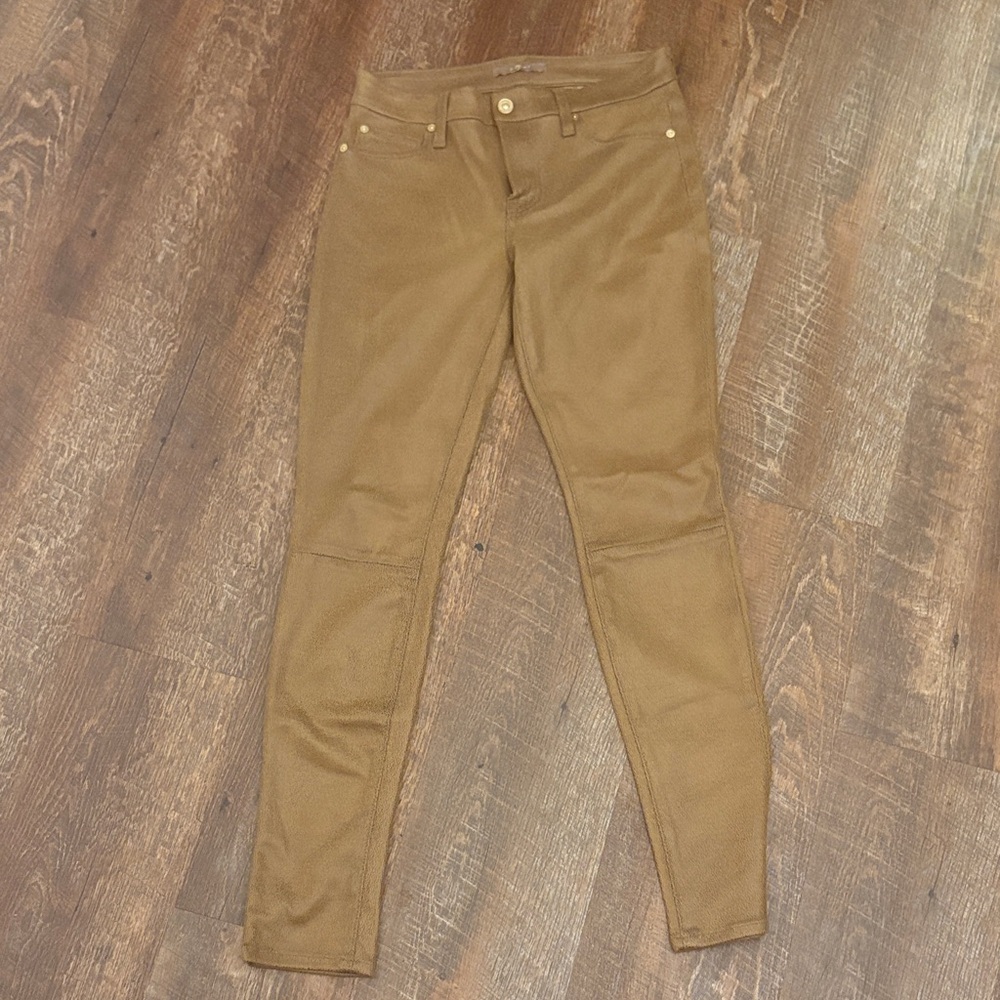 7fam Camel Skinny Pants